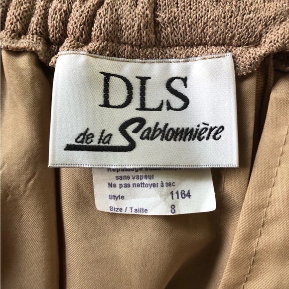 Vintage DLS de la Salonniere Skirt and Top Women's Size 8 Knit Modest - Picture 8 of 16